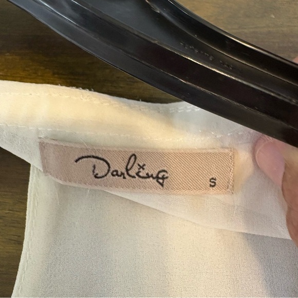 Darling Whimsy Trapeze Dress Beaded Whimsy Fairycore fairy Dainty Cream Sheer - Picture 8 of 12